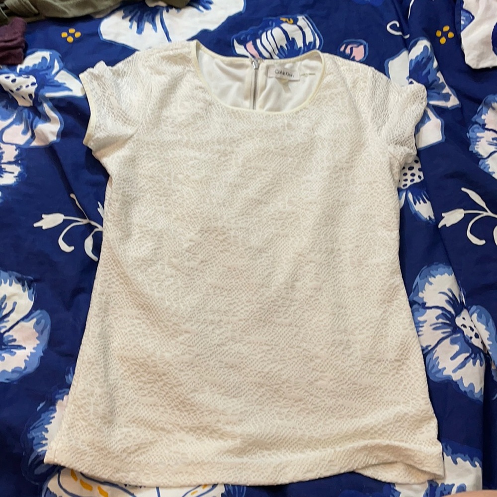 Calvin Klein white blouse